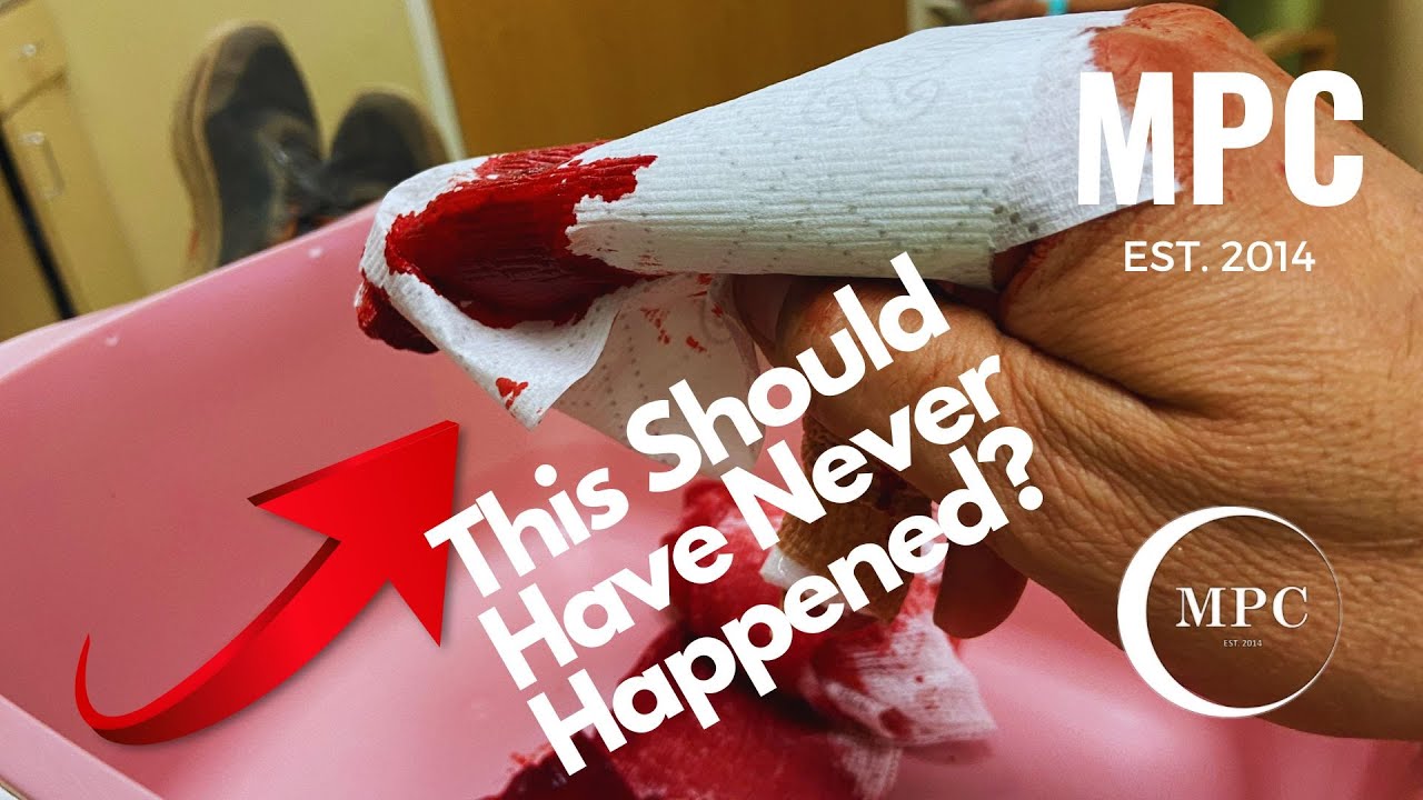 Jointer Accident Caught of Security Camera - Warning Graphic Video!