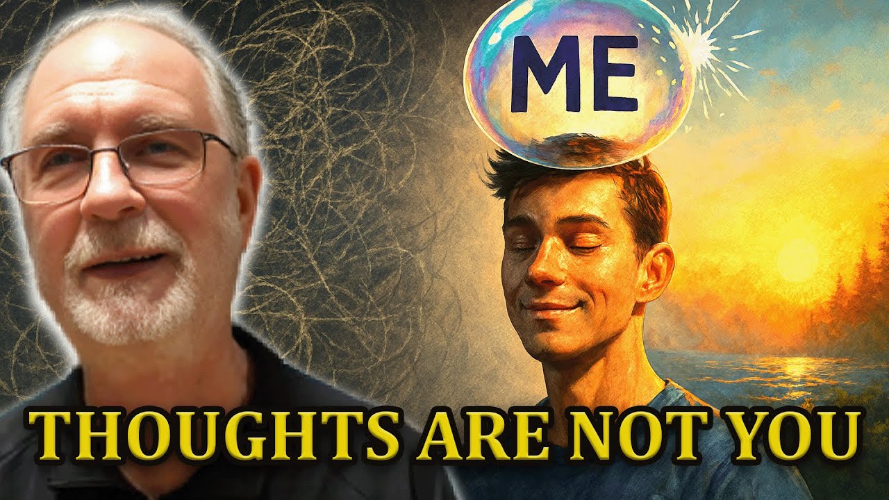 Thinking produces an illusion that your real