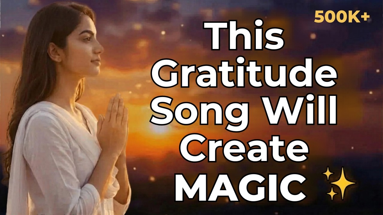 Morning Gratitude Song | Powerful Thank You Affirmations in Hindi | Daily Positive Energy