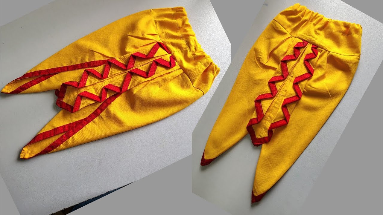 dhoti cutting and stitching full video/2 sal ke bacche ke liye dhoti cutting stitching full video