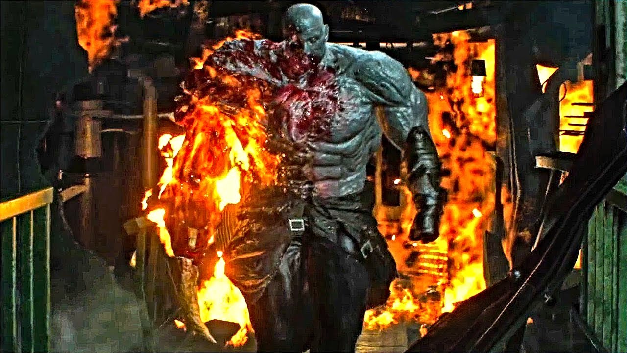 Resident Evil 2 REMAKE - TYRANT MR. X BOSS FIGHT [PC ULTRA 60FPS]