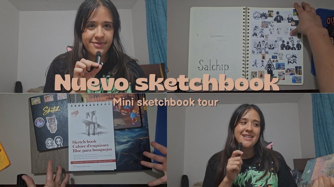 Escogiendo el nuevo sketchbook 🫡 | Mini sketchbook tour 👀
