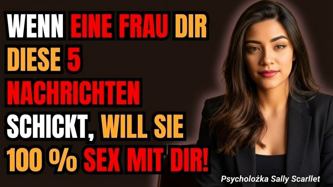 5 VERSTECKTE Nachrichten, die eine JUNGE FRAU sendet, wenn sie mit dir SCHLAFEN will