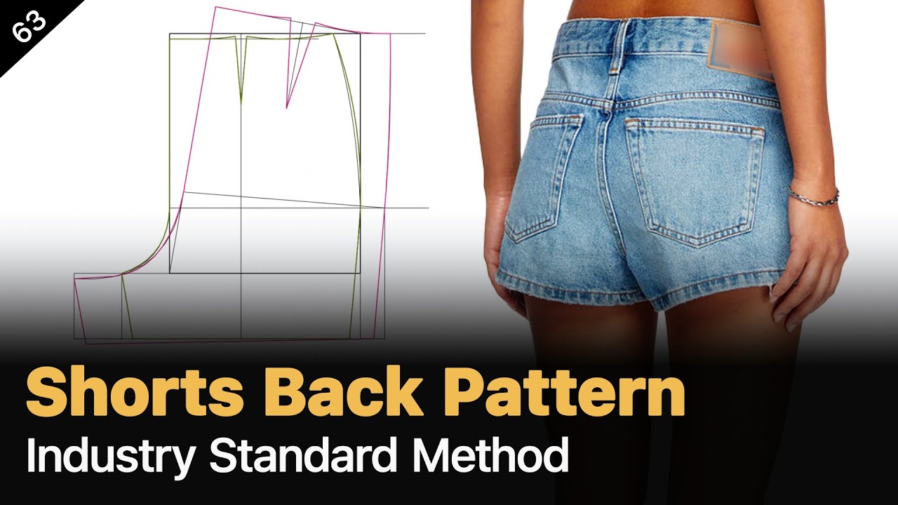 Шорты (брюки) Pattern Making_Back [учебник по созданию выкройки]