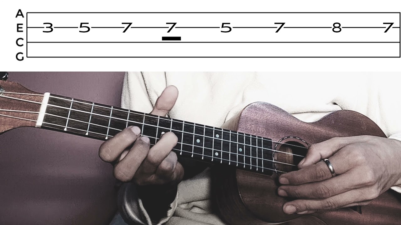 Naganya Maya Intro On Ukulele.