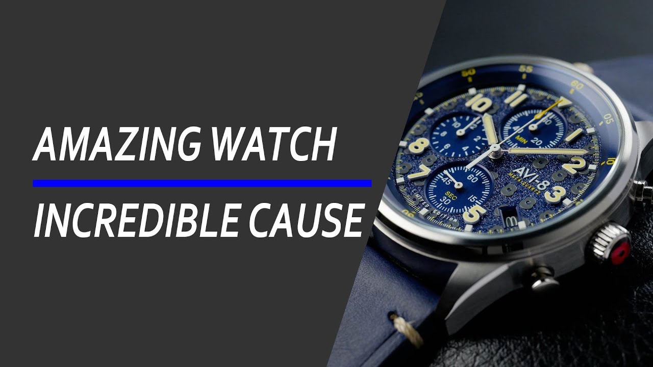 Incredible Watch, Amazing Cause - Avi-8 Flyboy Royal British Legion Tri-Service Chronograph Review