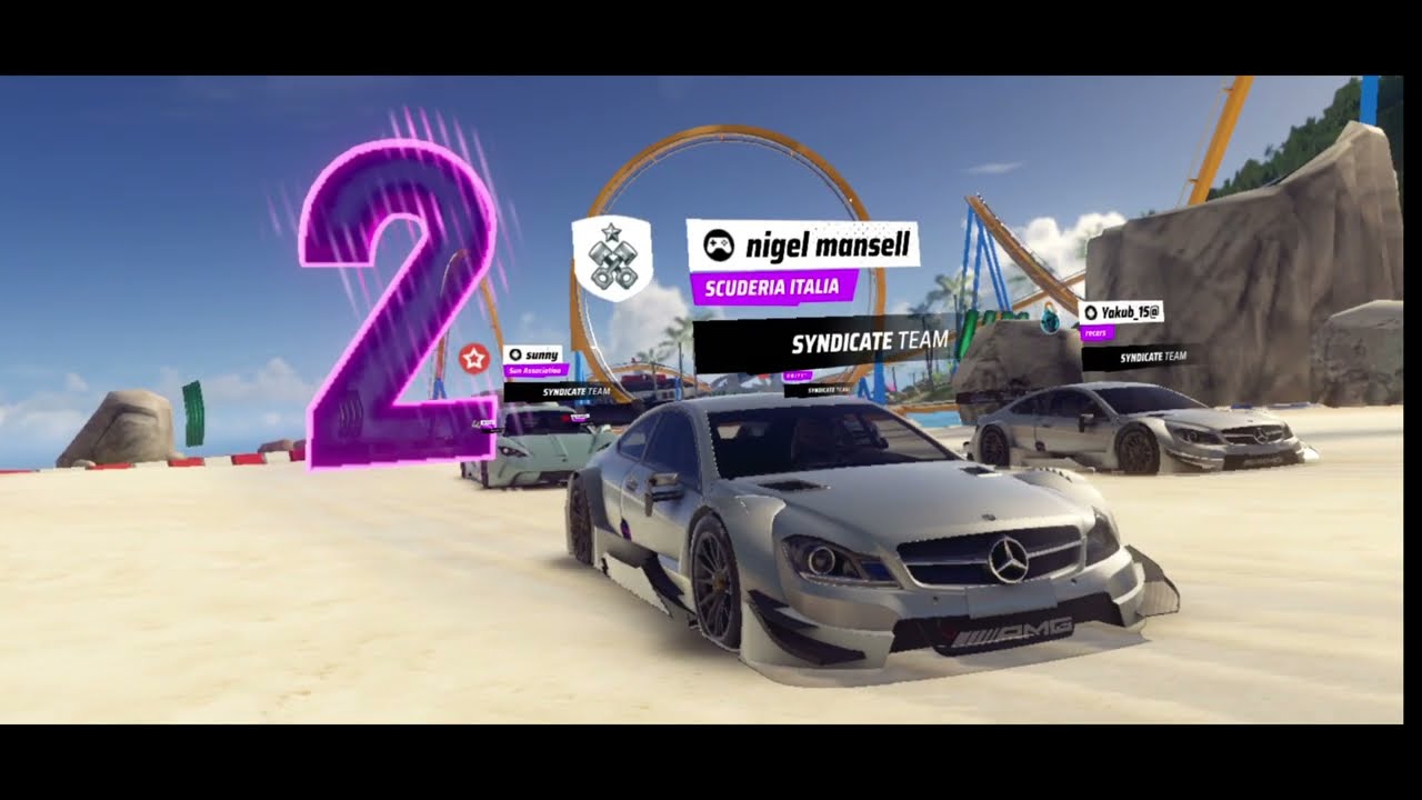Team pursuit Competition with the mercedes C63 amg DTM and more sport cars. Asphalt Legends.