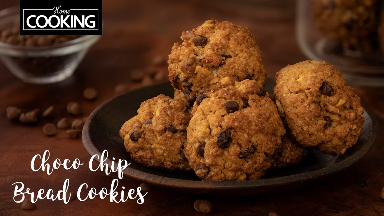 Bread Cookies | Chocolate Chip Cookies | Easy and Delicious Snacks | Bread Recipe |Christmas Recipes