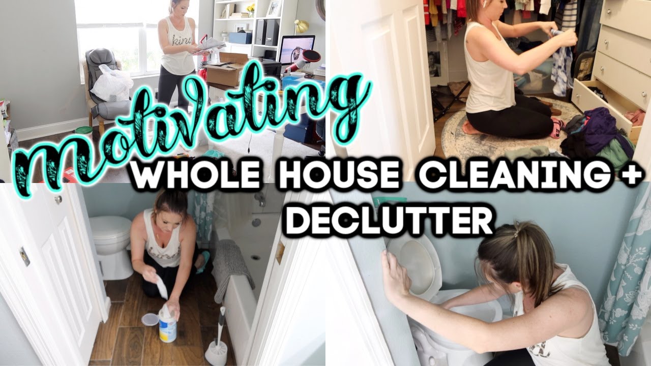 ⭐MOTIVATING CLEANING + DECLUTTER | WHOLE HOUSE CLEAN WITH ME 2020 | SPRING CLEANING | LYNN WHITE
