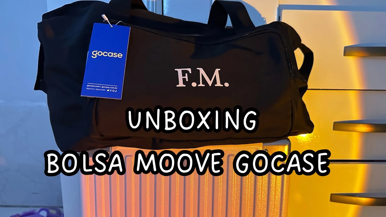 UNBOXING BOLSA MOOVE GOCASE | PRIMEIRA COMPRA | Bagagem de bordo 👜💗✨