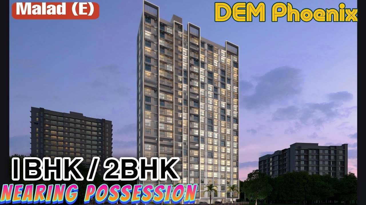 2BHK Nearing possession; prices starting at ₹1.27 crore all-inclusive in Dem Phoenix,Malad East