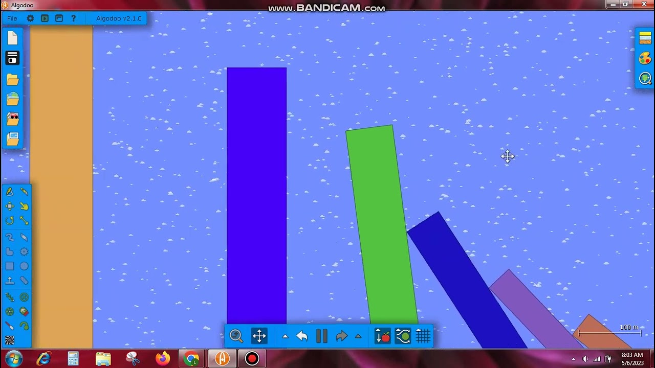 Algodoo dominos (EXTENDED) #2