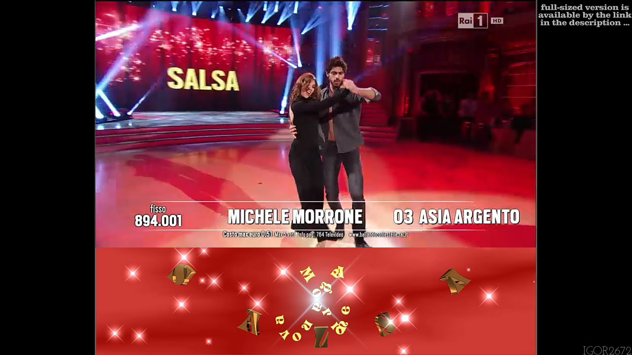 M. Morrone & E. Vaganova SALSA - Ballando con le stelle 2016