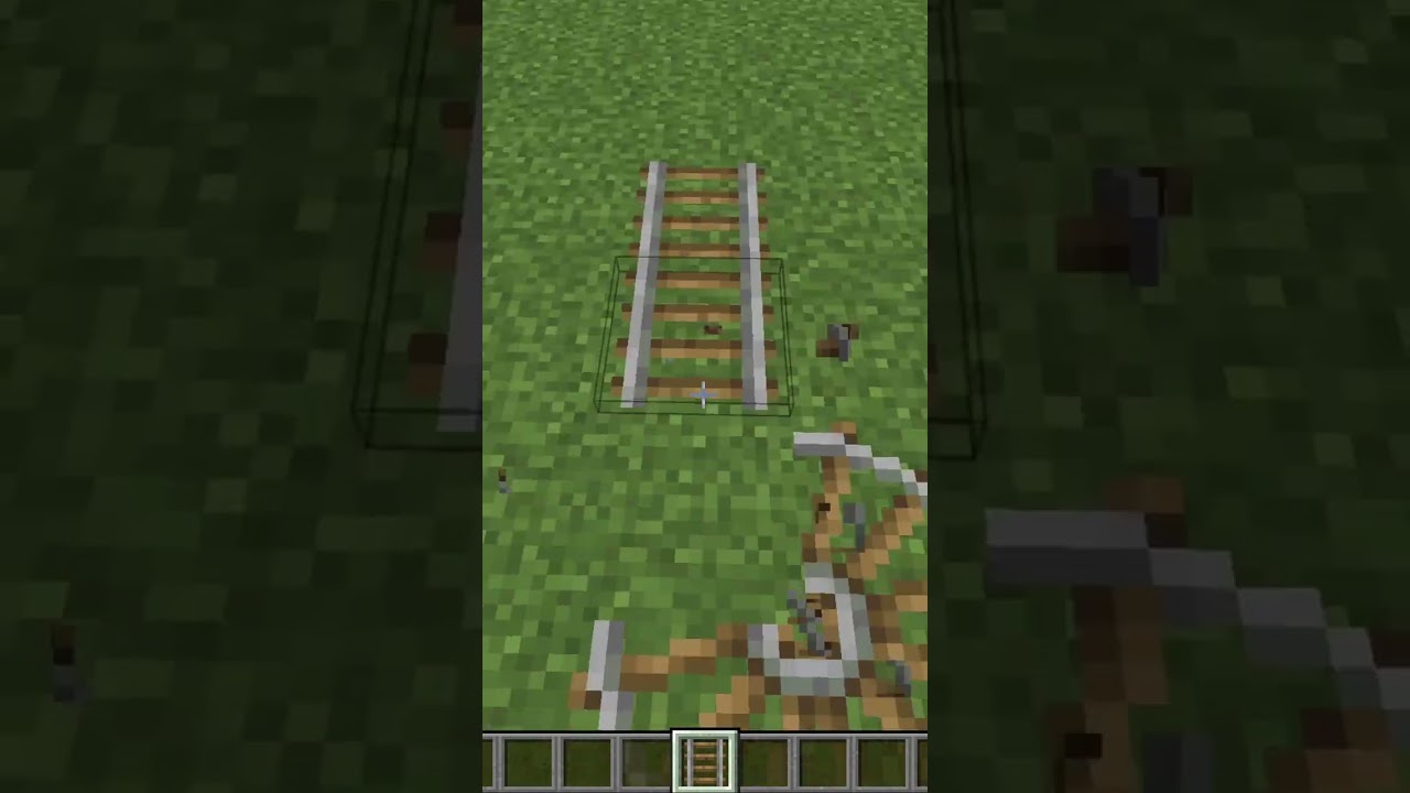 Minecraft Rail Trick