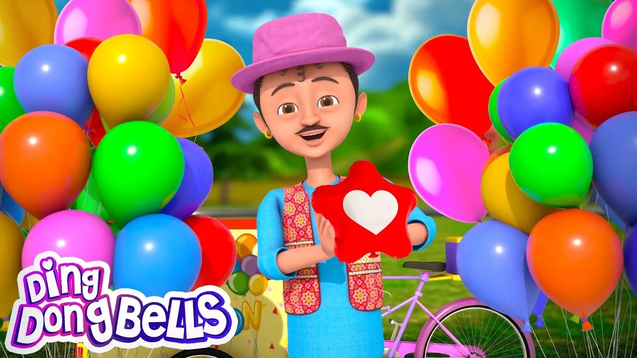 गुब्बारे वाला - Gubbare Wala + More Popular Rhymes for Kids and Toddlers in Hindi | Chiku Chime