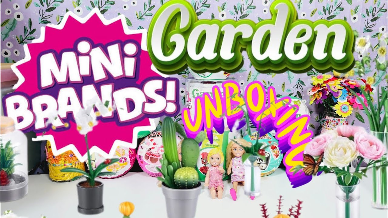 MINIBRANDS UNBOXING,CREATE GARDEN EDITION.SURPRISE