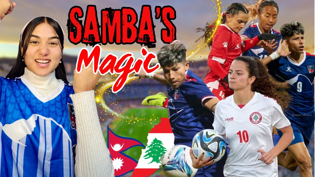 Samba’s Stunning Goal🔥Secures 1-0 Victory! Nepal vs Lebanon | International Women’s Championship