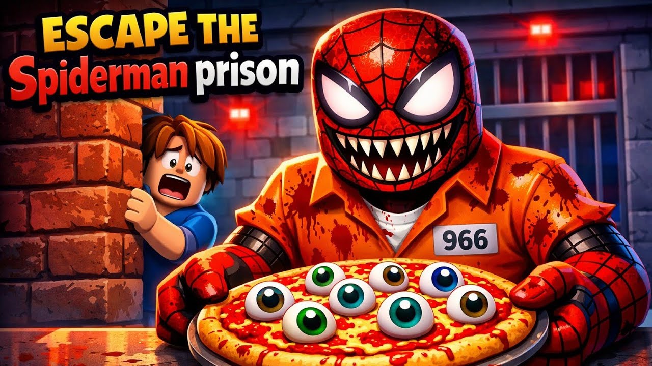CAN I ESCAPE FROM SPIDERMAN PRISON CELL | ROBLOX