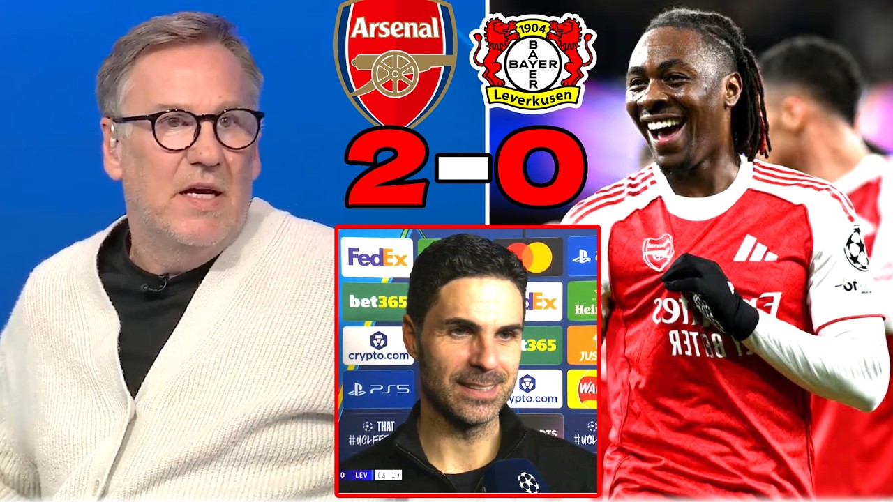 «Арсенал» — «Леверкузен» 2:0: гол Эберечи Эзе и Райс! Место в Лиге Чемпионов! — восклицает Артета!