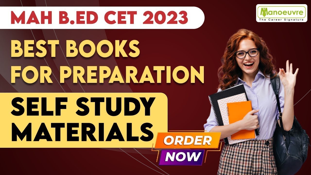 MAH B.ED CET 2023 | Best Books For Preparation | Self Study Materials | Must Watch