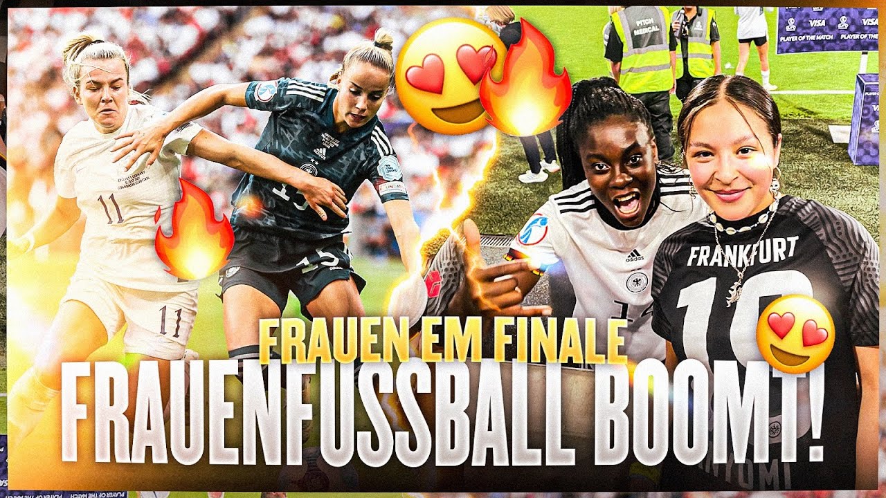 FRAUEN EM-FINALE IM AUSVERKAUFTEM WEMBLEY! 😱🔥 | ENGLAND - DEUTSCHLAND VLOG!