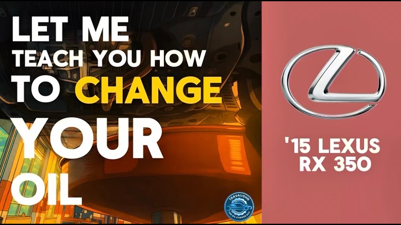 2015 Lexus RX 350 | Oil Change Walkthrough | LET ME TACH YOU HOW TO CHANGE YOUR OIL !!
