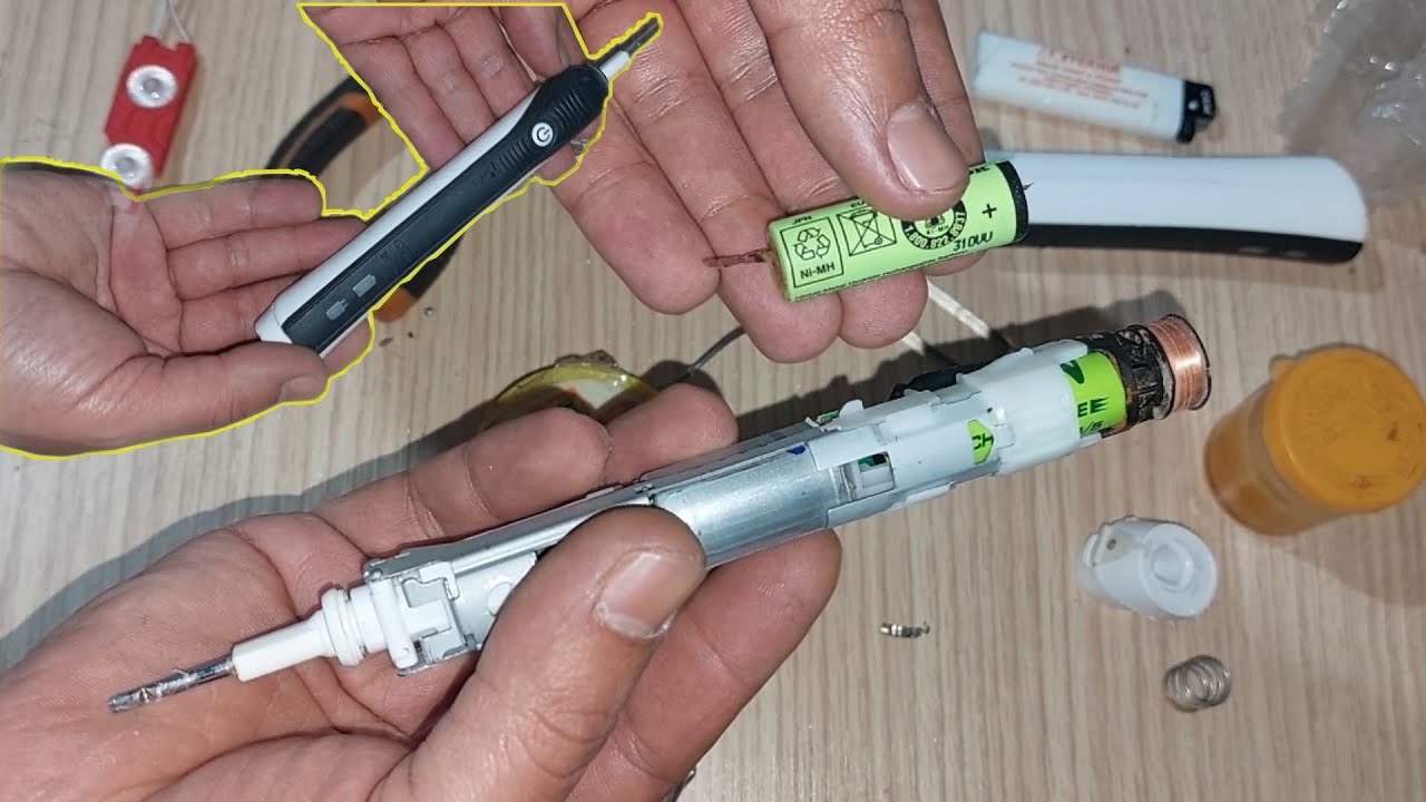Oral-B Braun diş fırçası pil değişimi [ Oral-B Braun toothbrush battery replacement ] #oralb