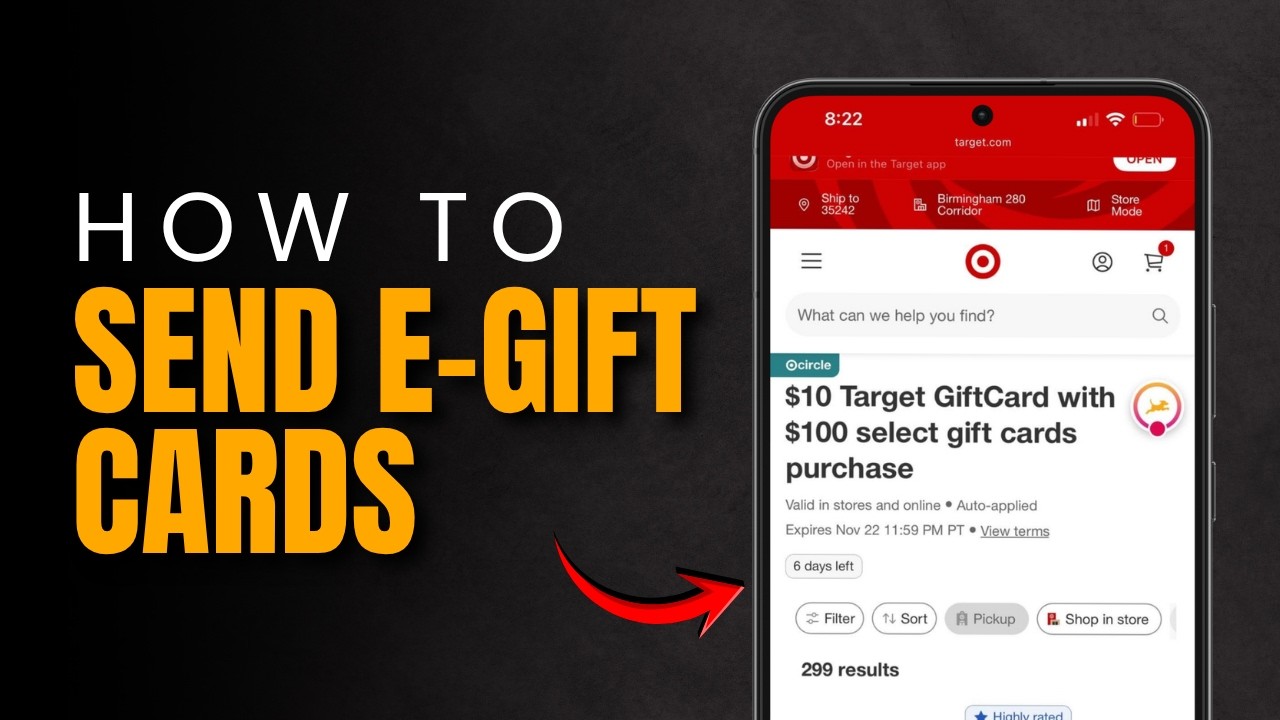 How to Send eGift Cards Using the Target App [2026] | Buy eGift Cards on Target