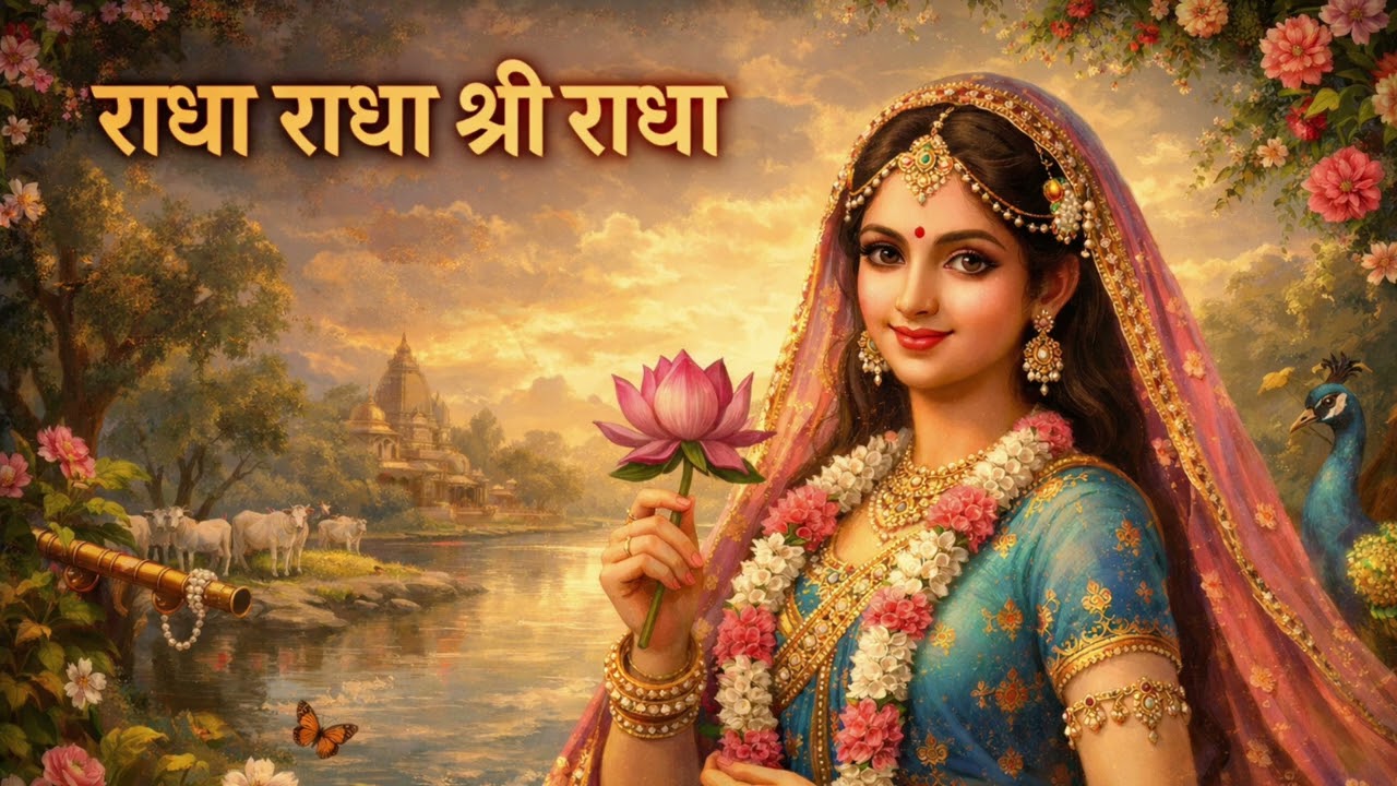 राधा राधा श्री राधा, राधा श्री राधानाम में अमृत बरसे, राधा श्री राधा...