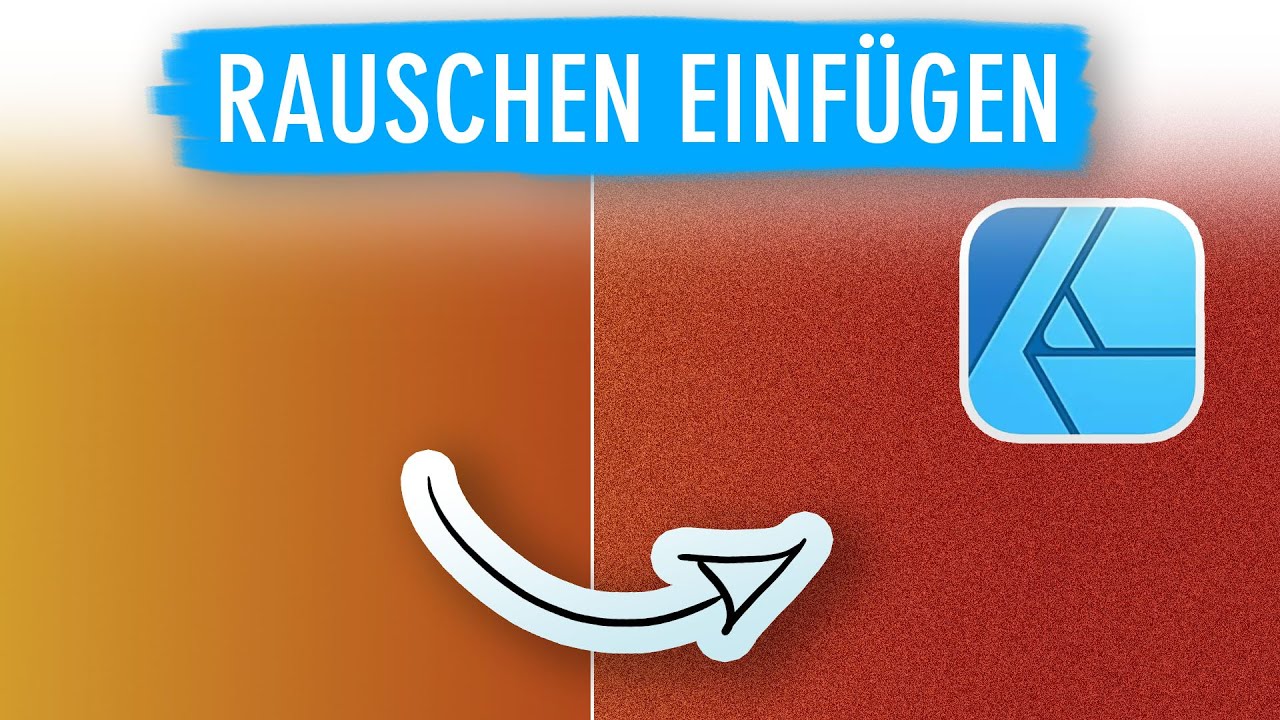 Rauschen in AD einfügen [Affinity Designer Tutorial]