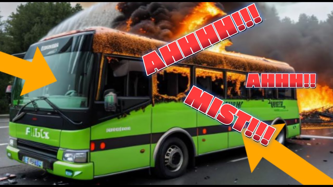 Ein SALTO auf der AUTOBAHN (Flixbus) Fernbus Simulator