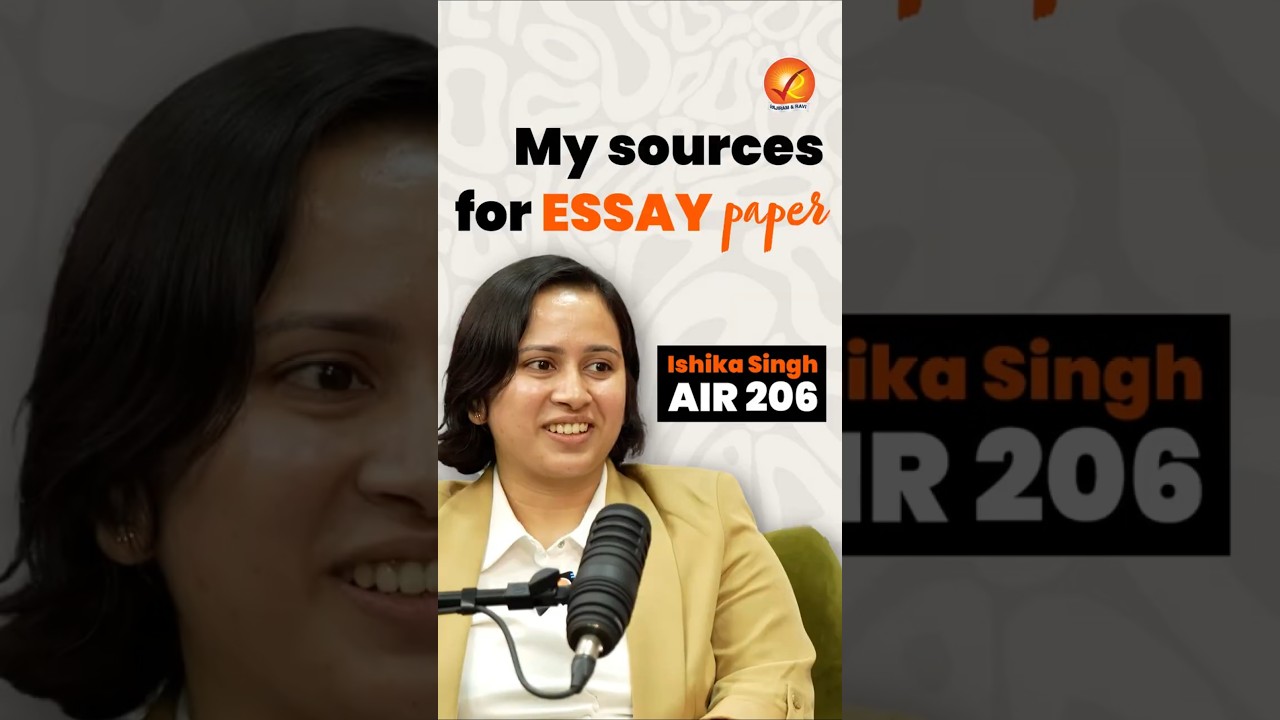 My Sources for Essay Paper | AIR 206 | UPSC | Ishika Singh | Vajiram and Ravi