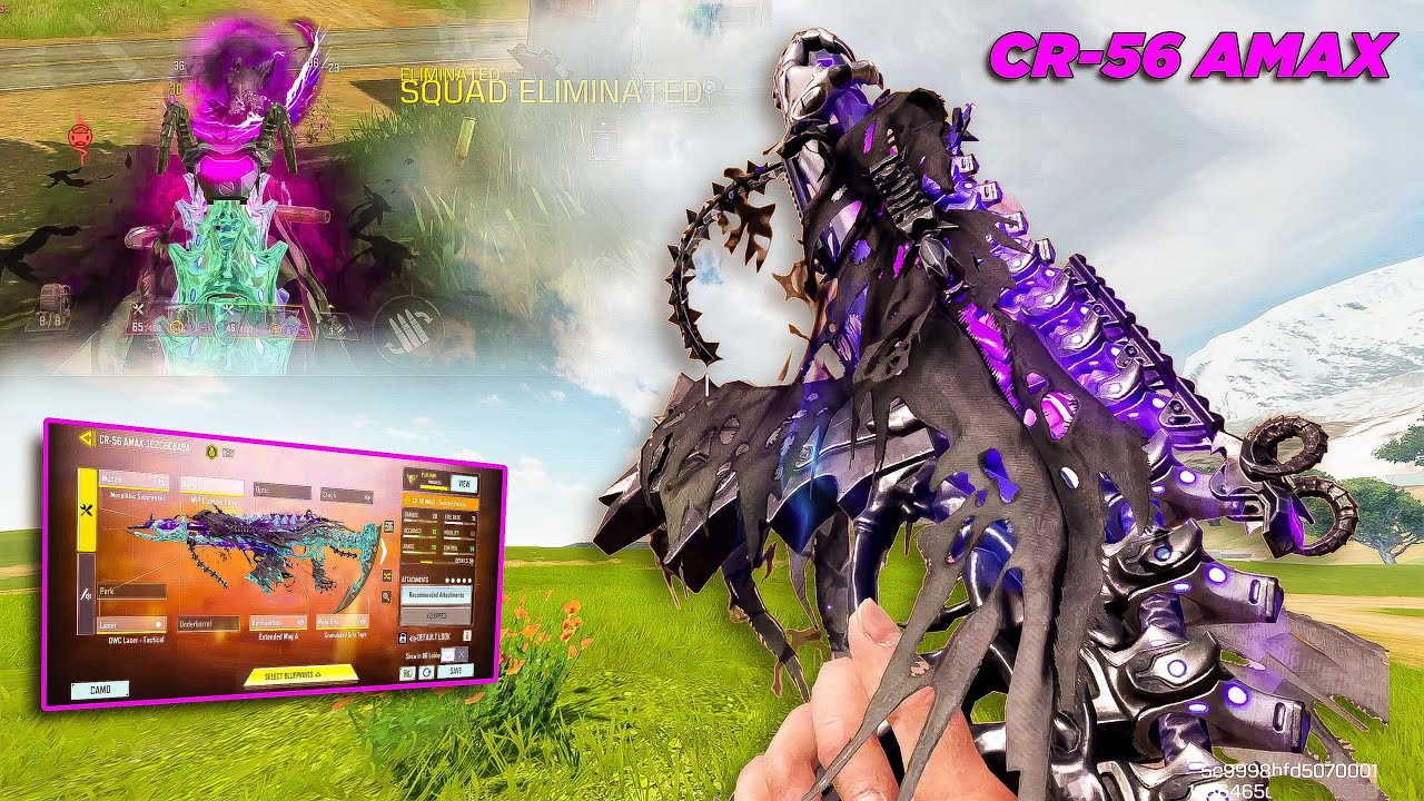 CR56 AMAX KILLING TIME FASTER THEN AK-47 & M4 | BEST CR56 AMAX GUNSMITH in CODM !!