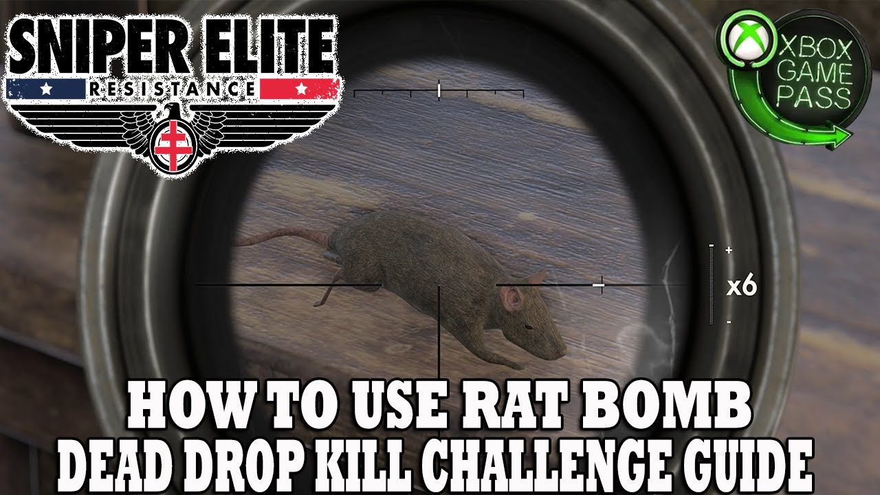 Sniper Elite Resistance | How to Use Rat Bomb | Dead Drop Kill Challenge Guide