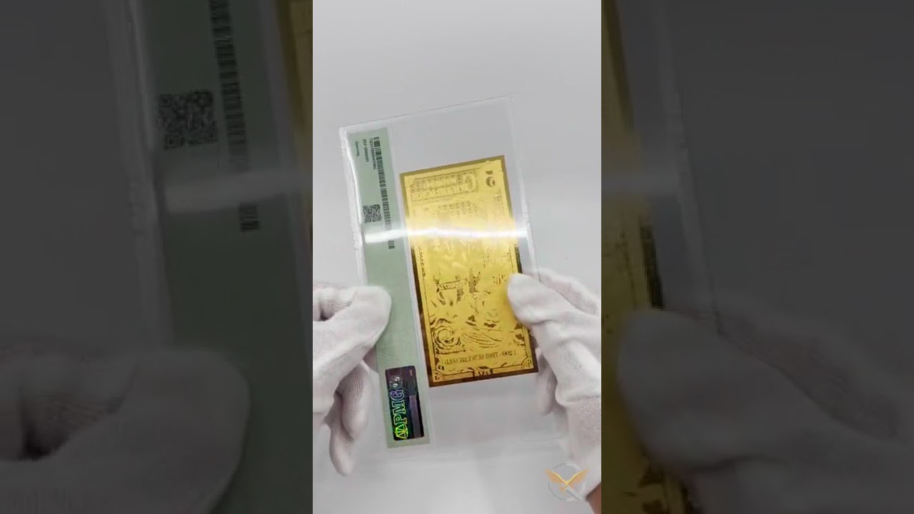 2022 Wyoming Goldback Set PMG 70 *ALPHA SERIES* (1, 5, 10, 25 & 50 Gold Notes)