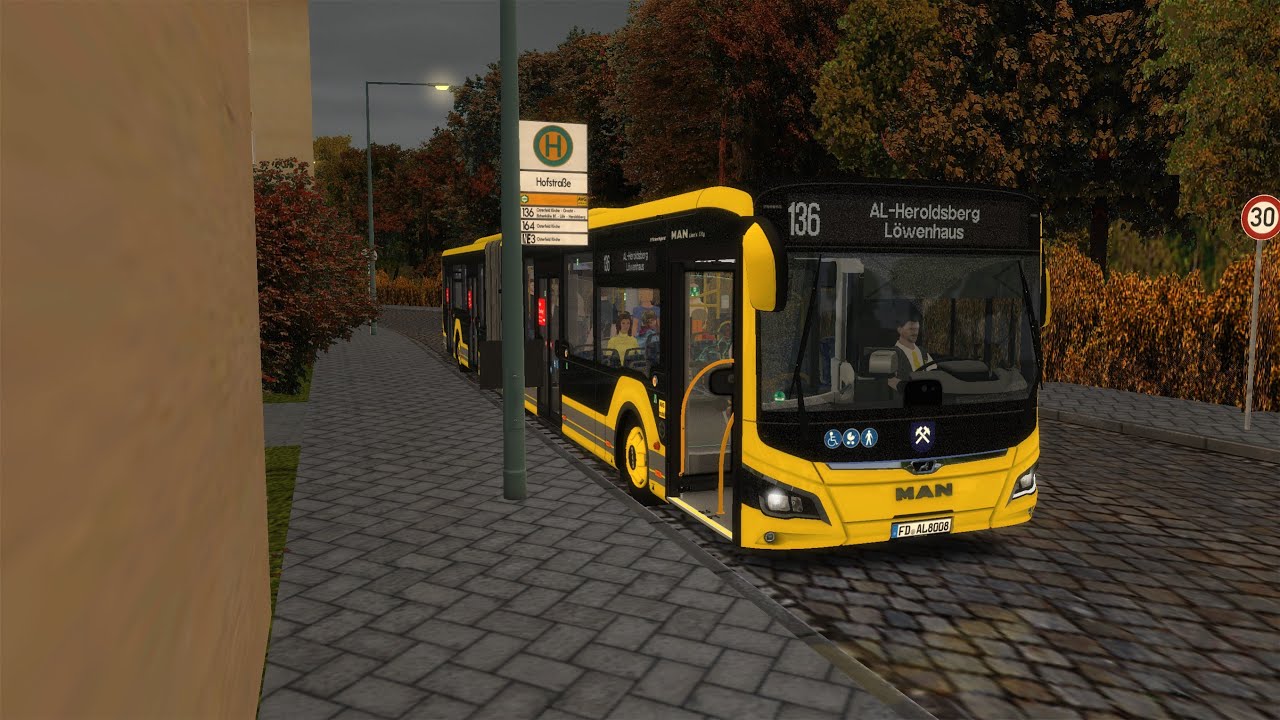 Let`s Play Omsi 2 Firma Stadtwerke Vestische AG map Ahlheim V5 Linie 136