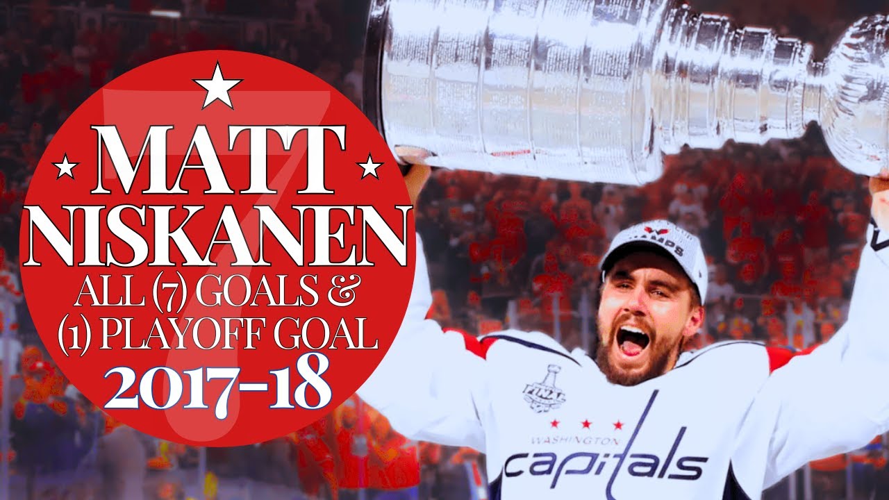 Matt Niskanen All (7) Goals & (1) Playoff Goal 2017-18 | Capitals Highlights