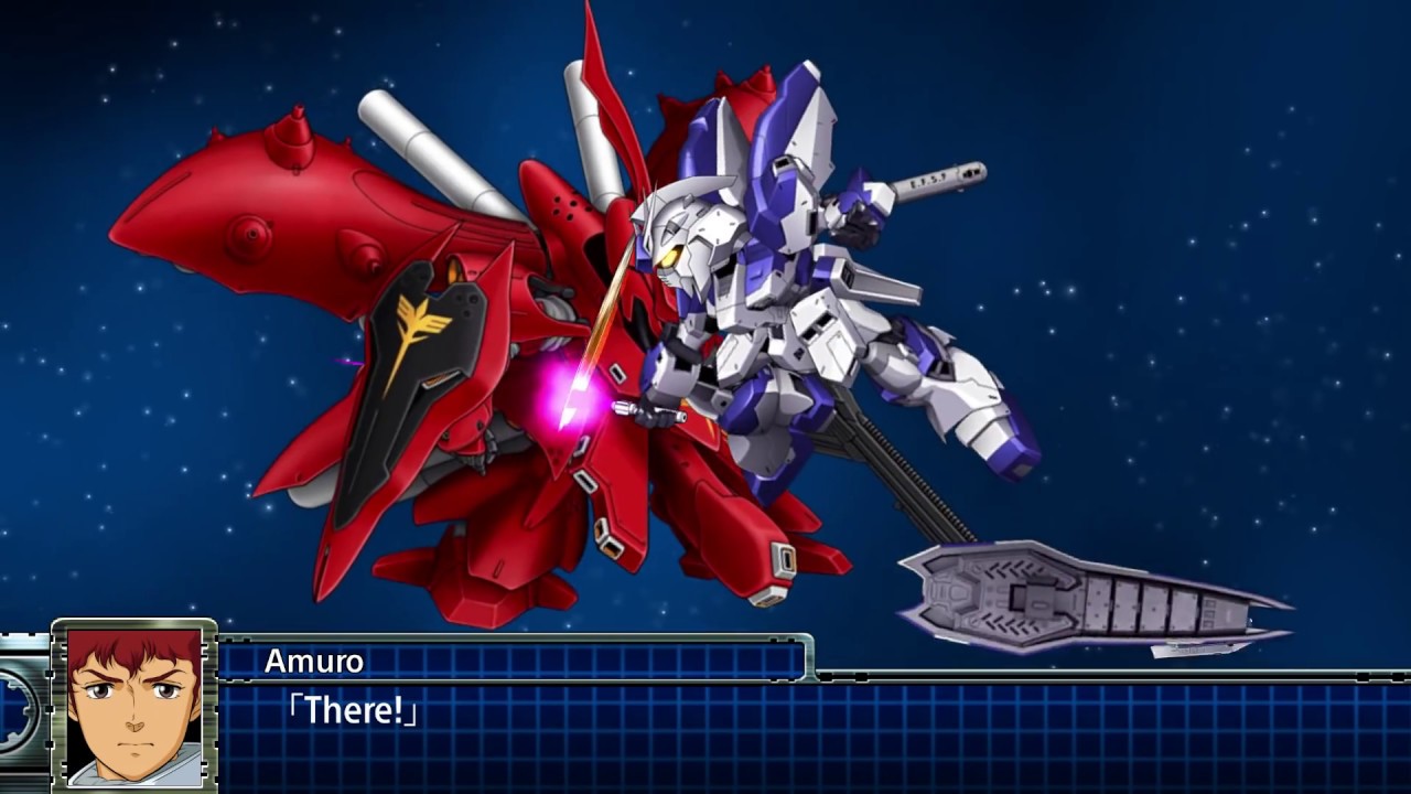 Super Robot Wars T: Hi-Nu Gundam All attacks
