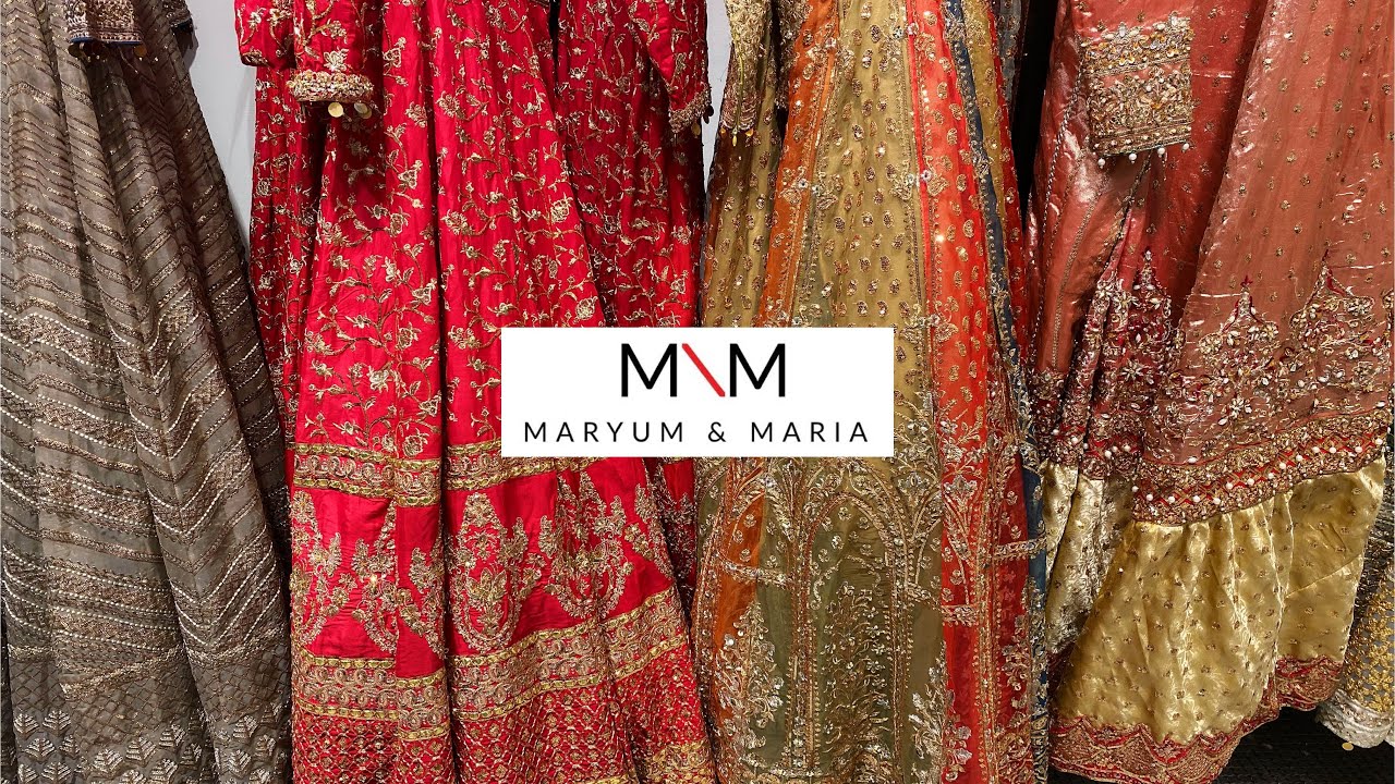 Maryum N Maria Flat 40% off | Maryum n Maria Wedding Dresses | Luxury Collection | HiraHashaam