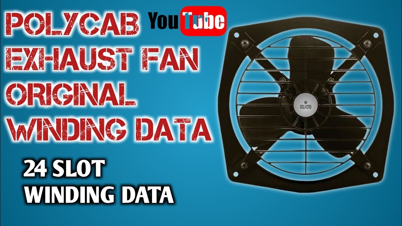 24 slot mini exhaust fan winding data / 24 solt winding data