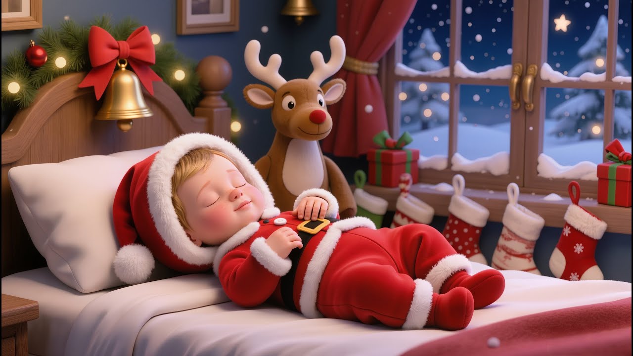 Música Natalina Suave para Bebê Dormir — Piano Calmo e Sinos de Natal.