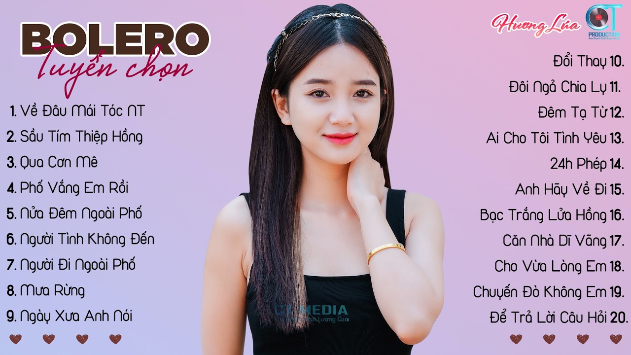 Nhạc Trữ Tình Bolero Chọn Lọc Hay Nhất 2025 - LK VỀ ĐÂU MÁI TÓC NGƯỜI THƯƠNG x SẦU TÍM THIỆP HỒNG