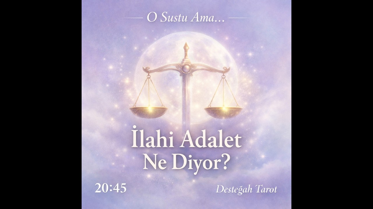 O SUSTU! İLAHİ ADALET NE DİYOR? #destegahtarot