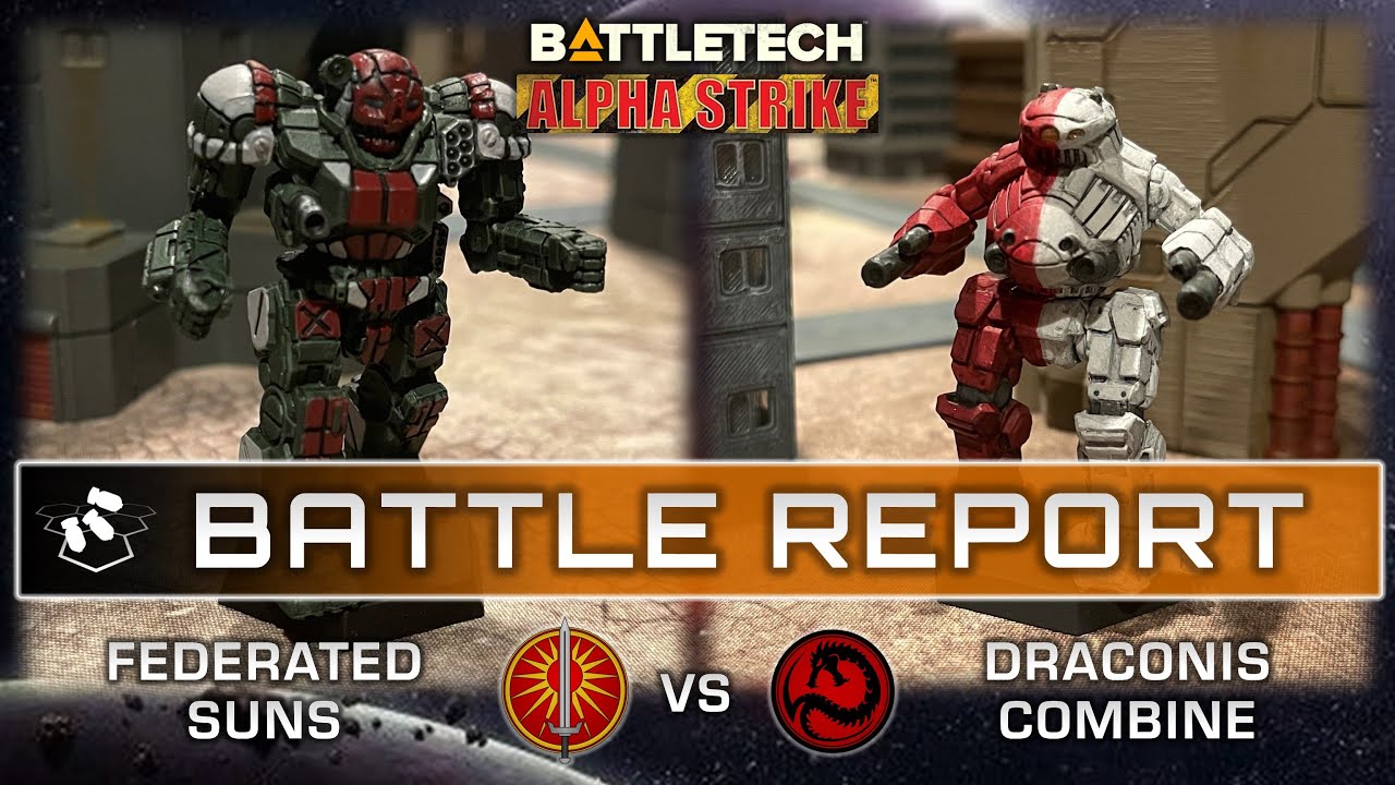 Federated Suns vs Draconis Combine | Uprising Part 5 | Battletech Alpha Strike Battle Report