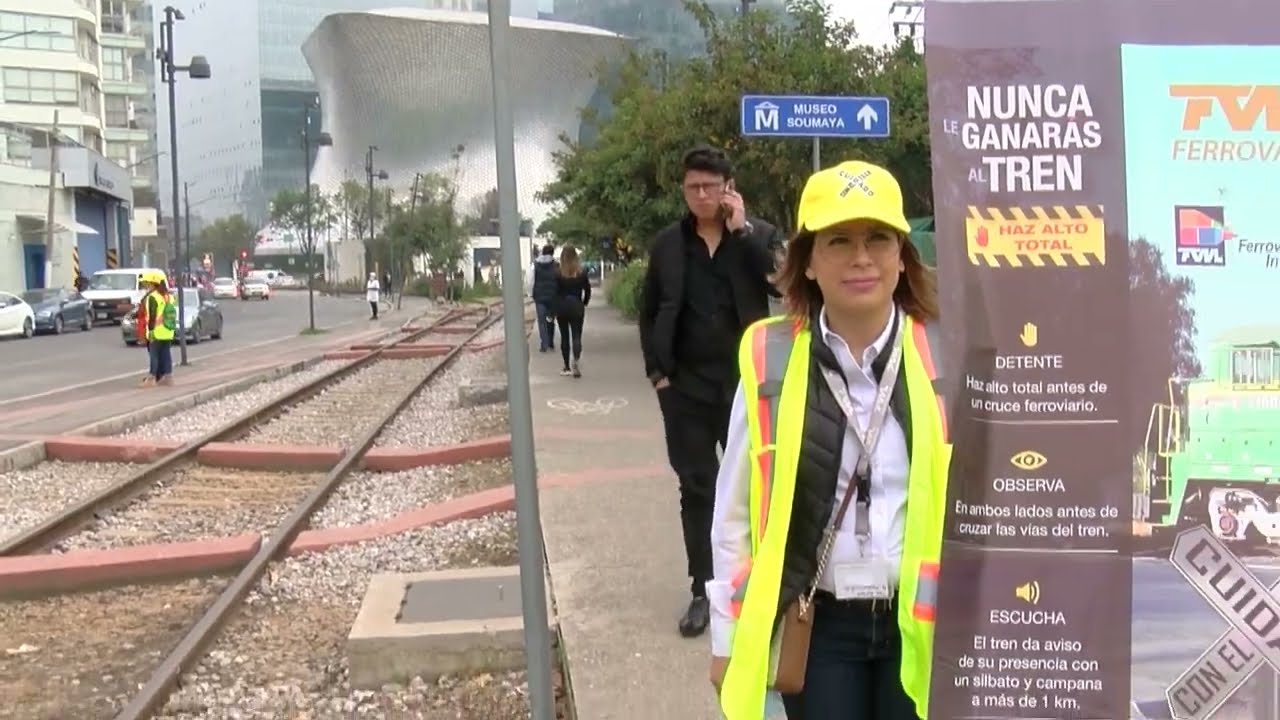 ¿Cómo evitar accidentes en cruces ferroviarios? Lanzan campaña para prevenir choques con trenes