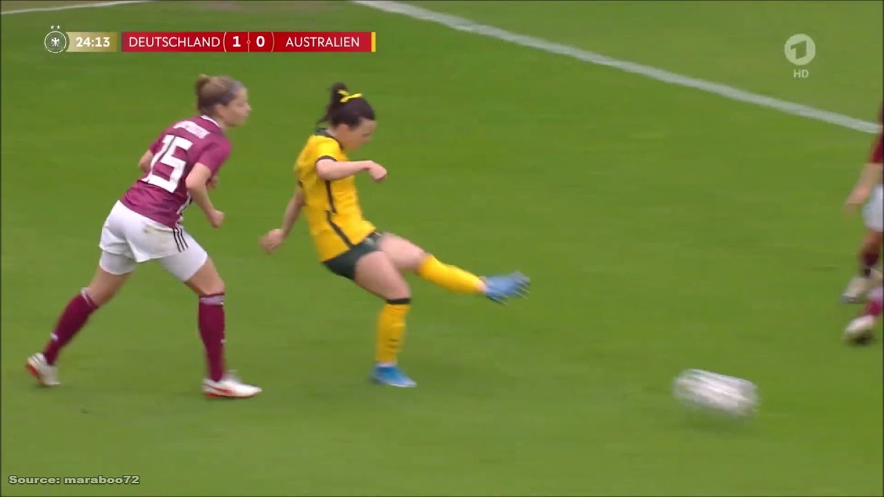Hayley Raso vs Germany (10/04/2021)