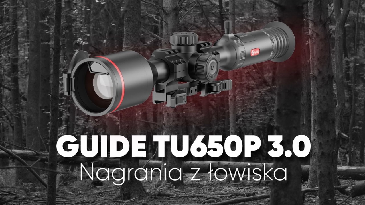 Termowizja Guide TU650P 3.0 | Test w zimowych warunkach | Realne nagrania z łowiska | KniejaTV