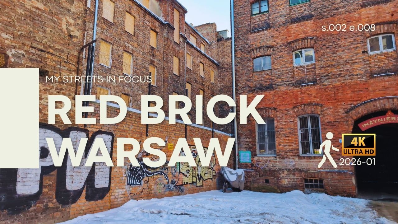Alternative Warsaw: Praga Północ Walk - Graffiti, Murals, Old Tenements & Bohema Zone [4K]