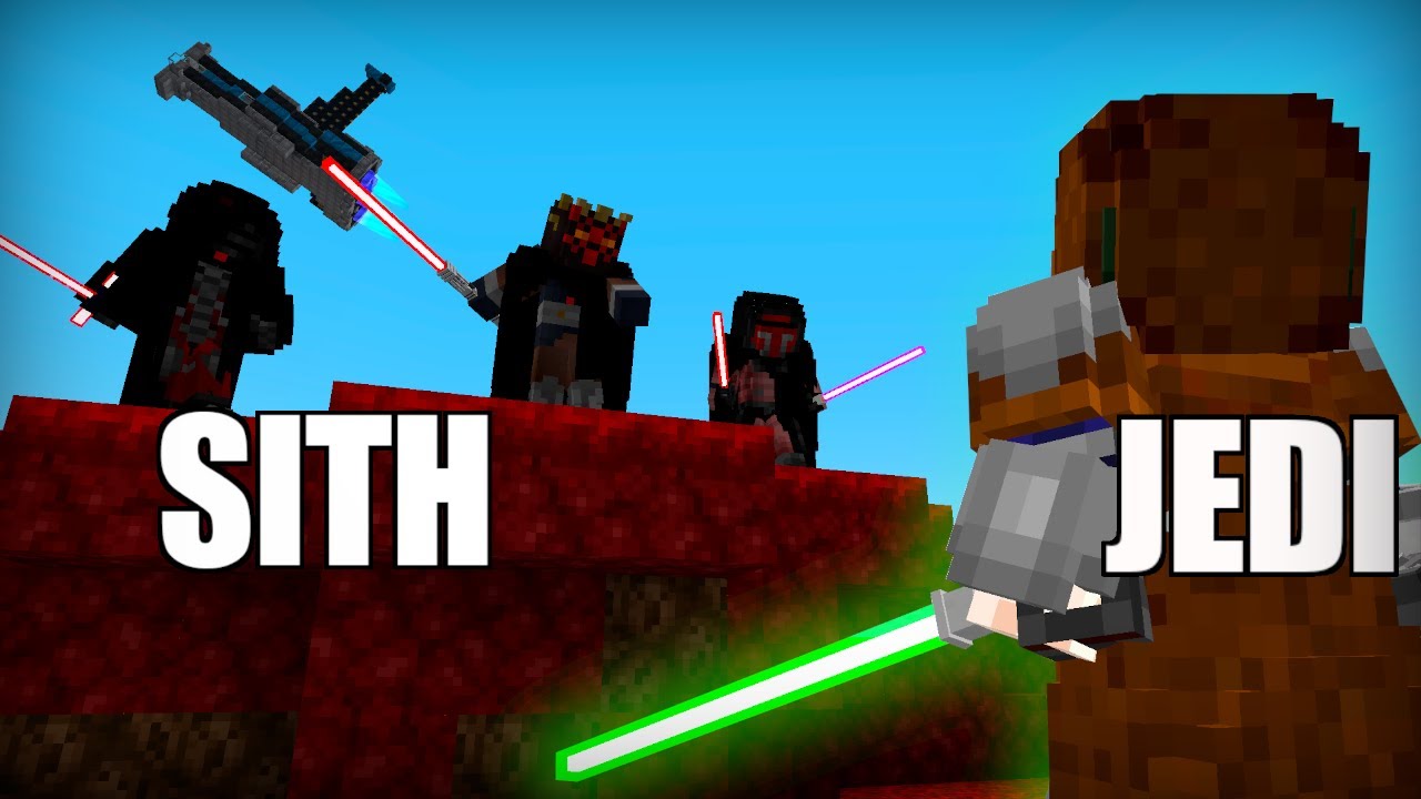 I became the most powerful JEDI in my MInecraft Star Wars Modpack