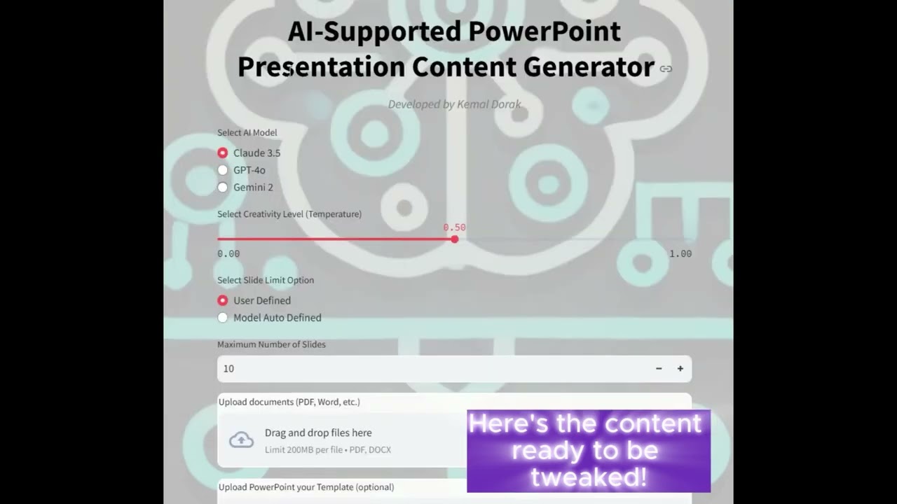AI PowerPoint Generator | Turn PDFs, Docs & URLs into Presentations